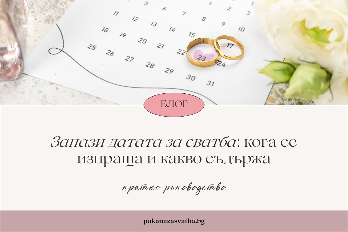 Запази датата за сватба