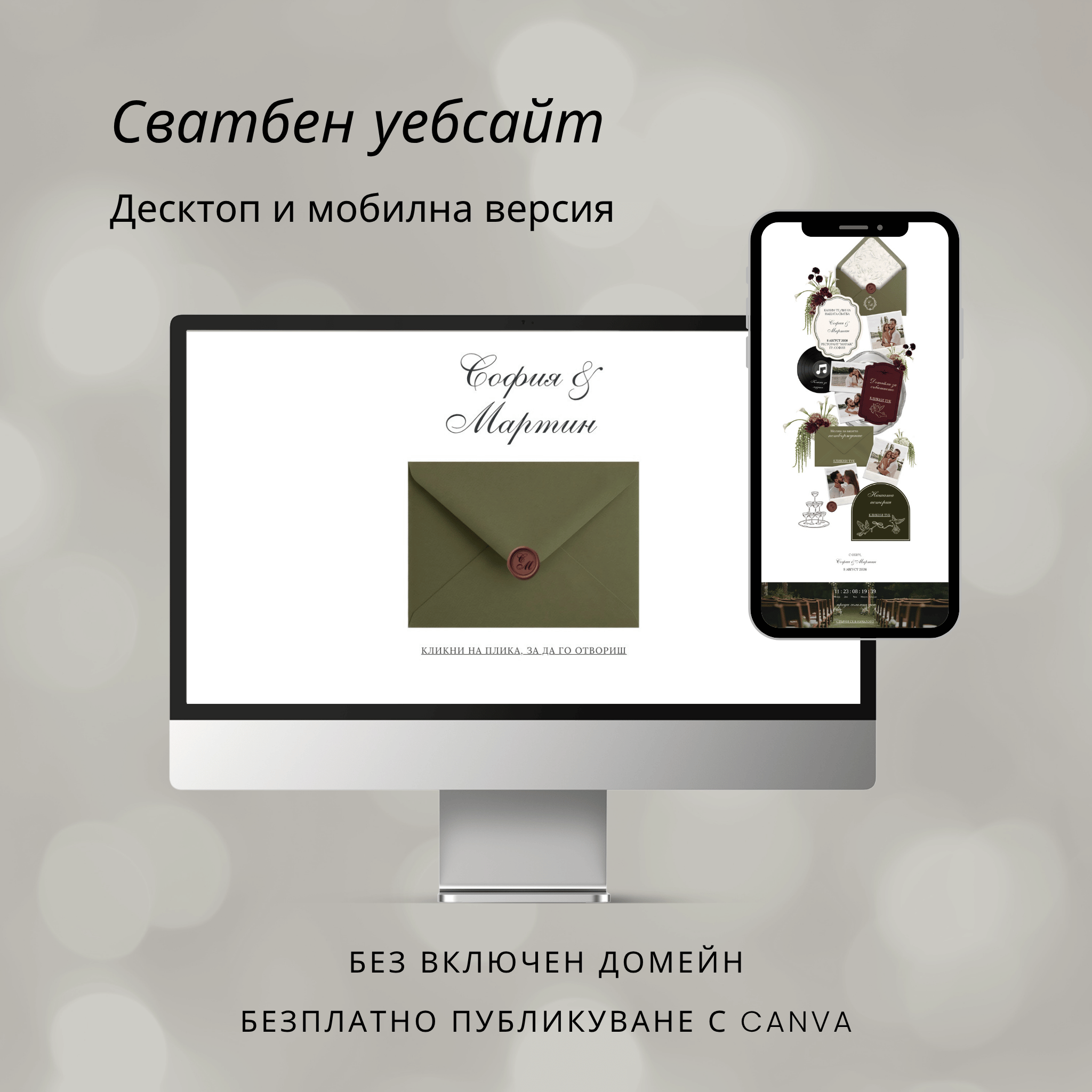 Сватбен уебсайт "Тосканска романтика"
