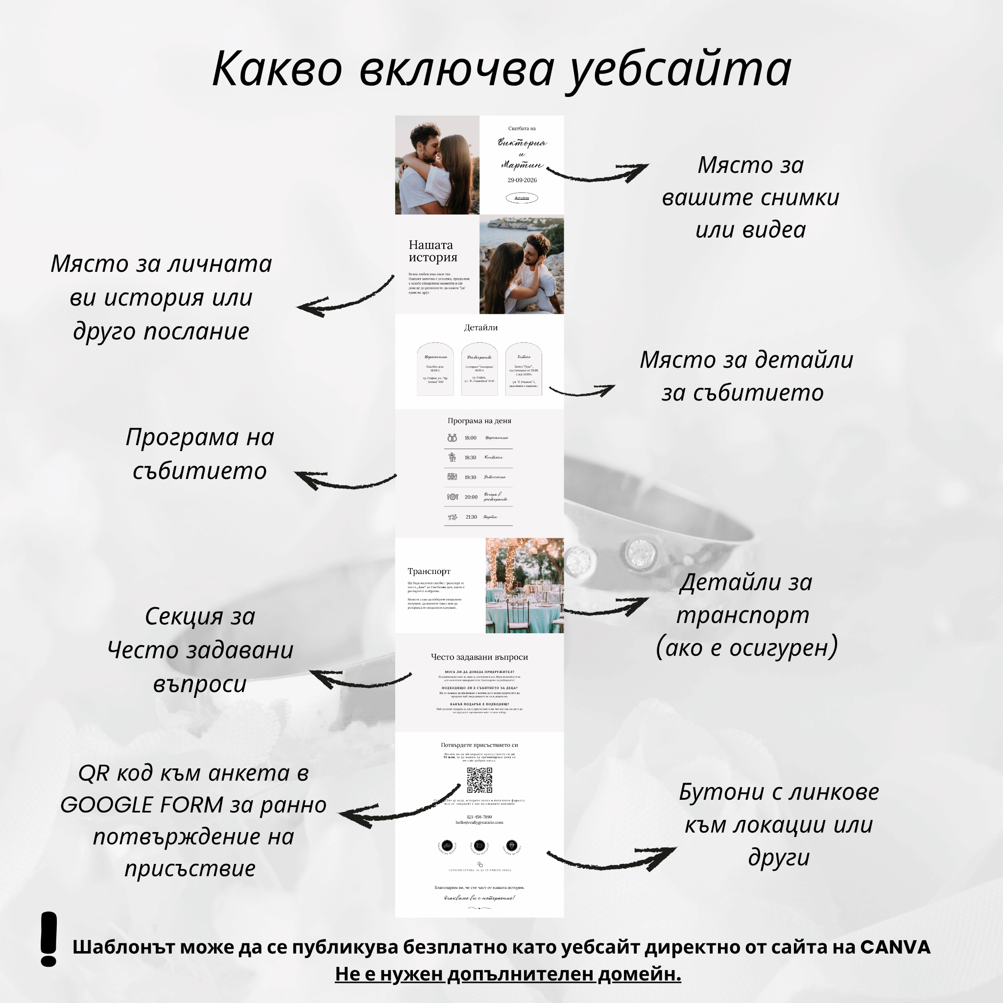 Сватбен уебсайт "История без време"