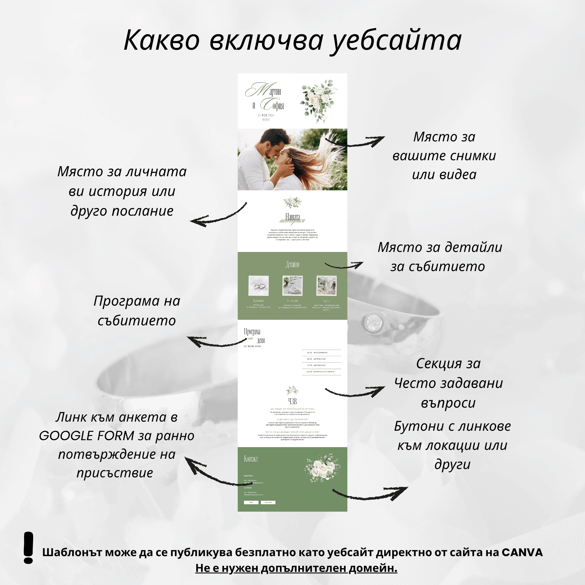 Сватбен уебсайт "Бяла поезия"
